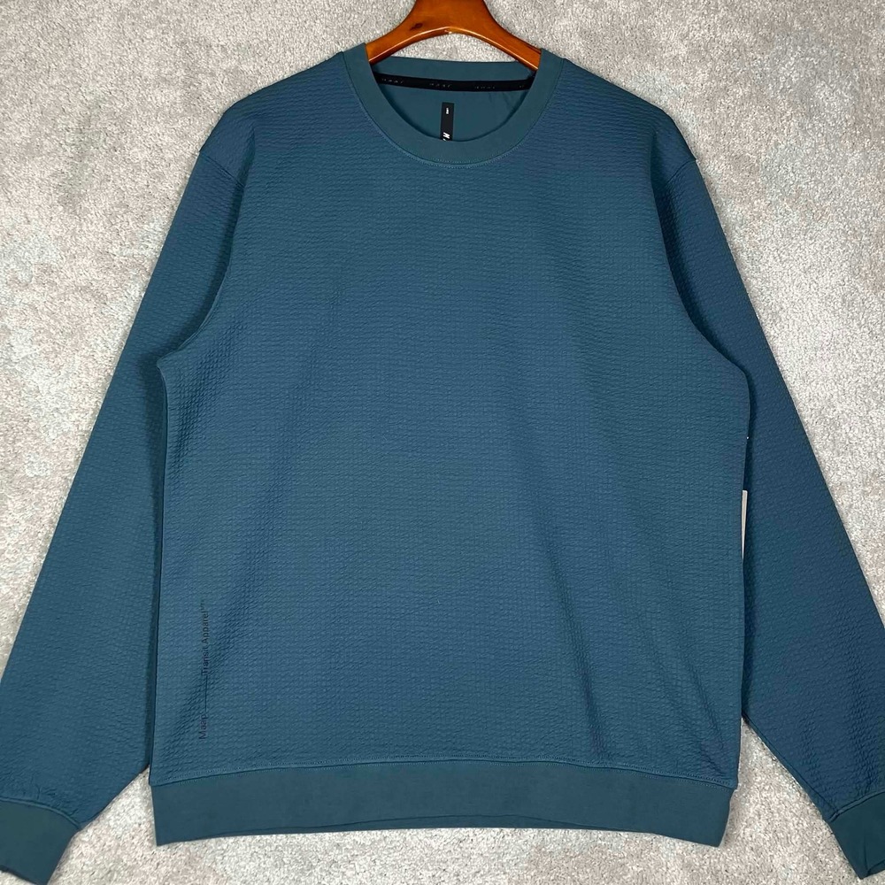 MAAP Power Air Crew Mens Large Bluestone Transit Apparel Sweatshirt Polartec